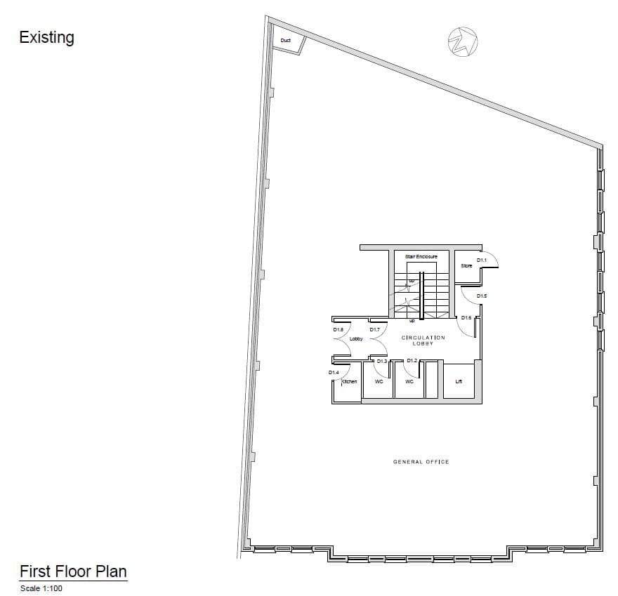 Existing 1st Floor Plan